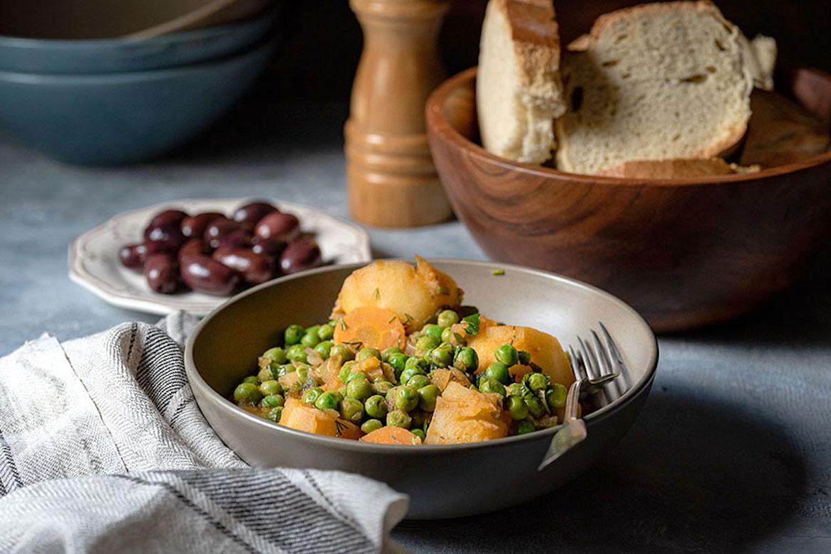 Greek Mussel and Potato Stew
