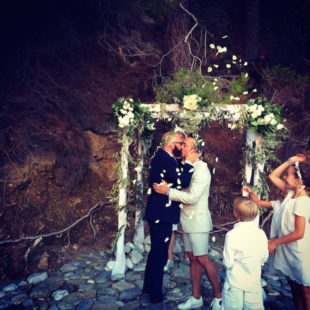 Mamma Mia! A Skopelos wedding for Lance and Harry